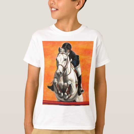 equestrian T shirt – サンセットジャンパー Tシャツ (正面)
