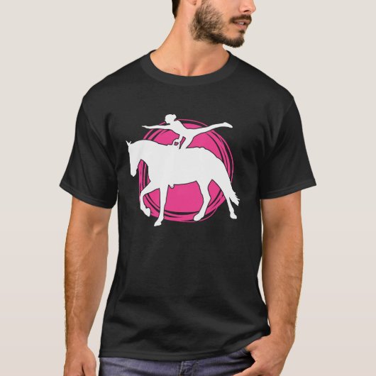 Equestrian Vaulting Horse Vaulters Horse vaulting  Tシャツ (正面)