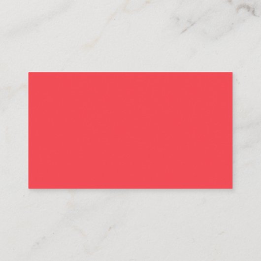 Equine Business Card Red Professional Looking 名刺 (裏面)