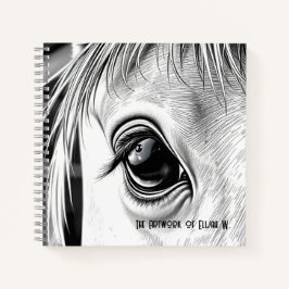 Equine Gaze  - Spiral Sketch Book ノートブック