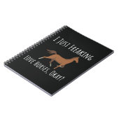 Equine Gifts For Horse Lovers Animal Farm ノートブック (左側)