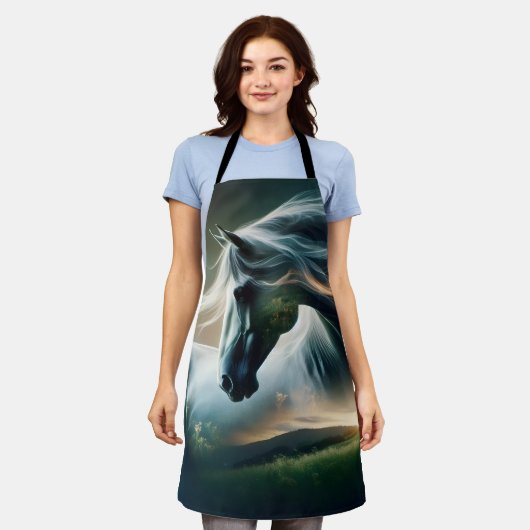 Equine Majesty エプロン (着用した状態)