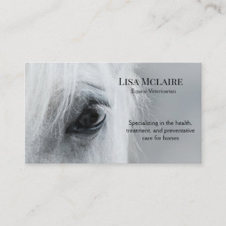 Equine Professionals Personalize Business Cards 名刺