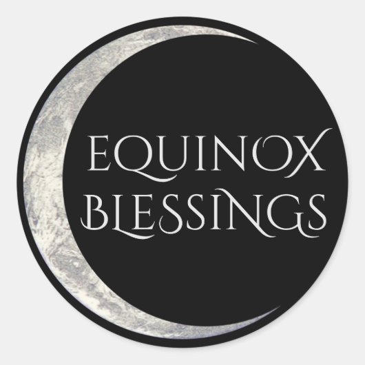 Equinox恵みシール ラウンドシール (正面)