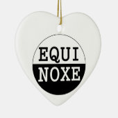 équinoxe noir et blanc セラミックオーナメント (右)