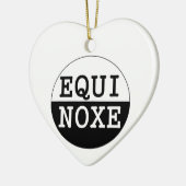 équinoxe noir et blanc セラミックオーナメント (左)