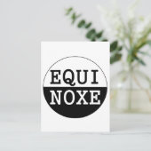 équinoxe noir et blanc ポストカード (スタンド正面)