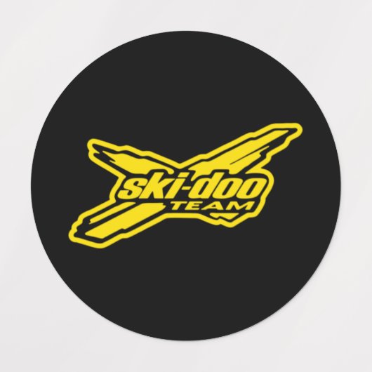 Équipe motoneige ラベル (デザイン1)