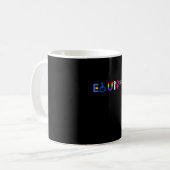 _EQUITY_平等な権利LGBTQ同盟国の結束プライドフェミン コーヒーマグカップ (正面左)