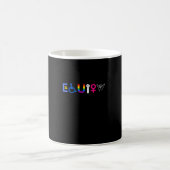 _EQUITY_平等な権利LGBTQ同盟国の結束プライドフェミン コーヒーマグカップ (中央)