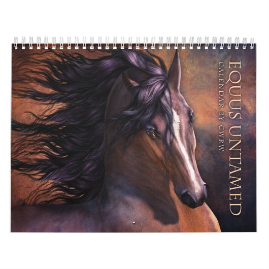 Equusの自然のままの馬のカレンダー カレンダー (カバー)