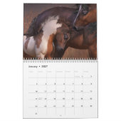 Equusの自然のままの馬のカレンダー カレンダー (1月 2027)