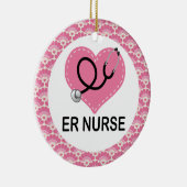 ERのナースのギフトのオーナメント セラミックオーナメント (右)