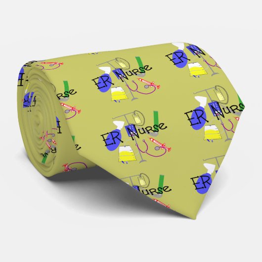 ERのナースの医療機器のデザイン ネクタイ (ロール)