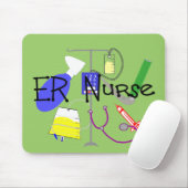 ERのナースの医療機器のデザイン マウスパッド (マウス)