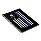 ERナースアメリカ国旗看護ER EMTナース ノートブック (右側)