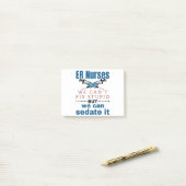 ERナースバカな問題は解決できないが、設定は可能 ポストイット (デスク上)