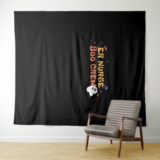 ERナースブクルーエマージェンシールームナースハロウィーンC タペストリー (インサイチュ(横))