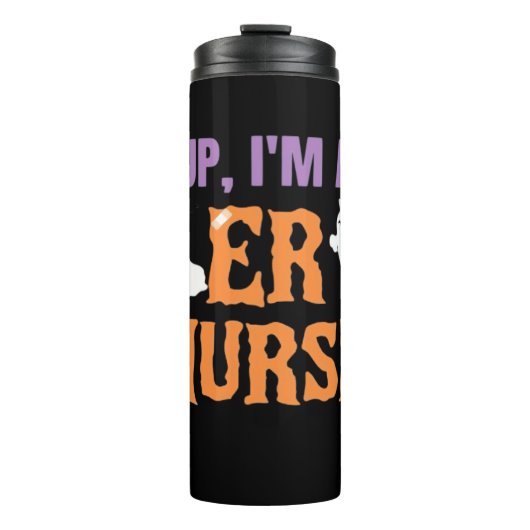 ERナースブクルーエマージェンシールームナースハロウィーンC タンブラー (正面)