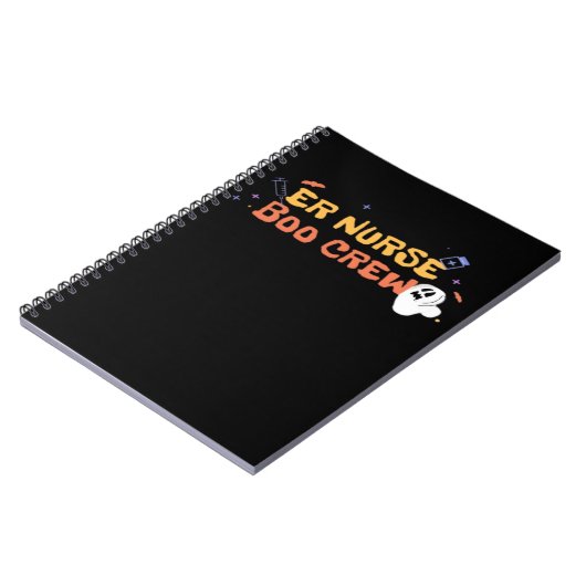 ERナースブクルーエマージェンシールームナースハロウィーンC ノートブック (左側)