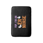 ERナースブクルーエマージェンシールームナースハロウィーンC バスマット (正面縦)