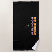 ERナースブクルーエマージェンシールームナースハロウィーンC ビーチタオル (正面)