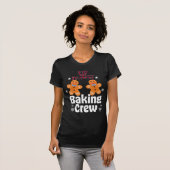 ERナースベーキングクルー家族に一致するクリスマス Tシャツ (正面フル)