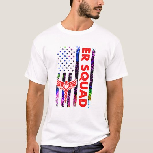 ERナース医師緊急治療室分隊 Tシャツ (正面)