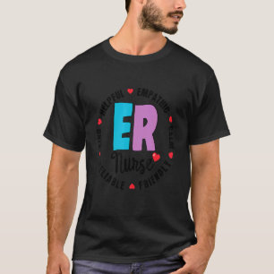 Erナース救急室ナース分隊レジスタードニュー Tシャツ