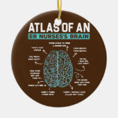 ERナース脳救急救命室ナース セラミックオーナメント (正面)