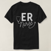 ERナース衣類 – 救急室ナース Tシャツ (デザイン正面)