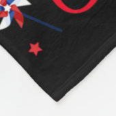 Erナース7月4日クルー独立記念日愛国者 フリースブランケット (角)