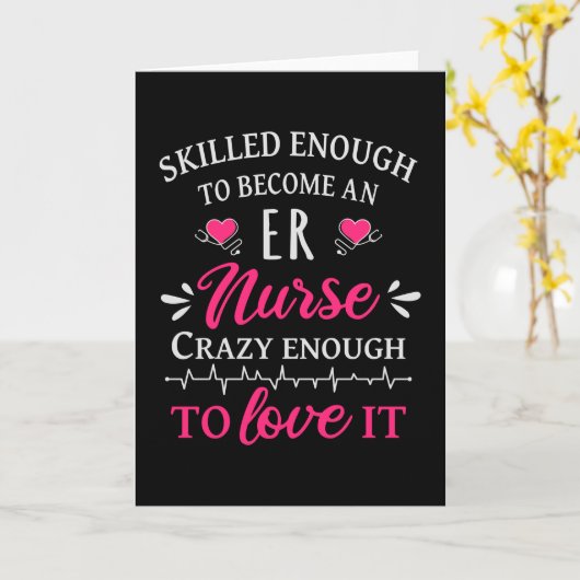 ERナース カード (黄色い花)