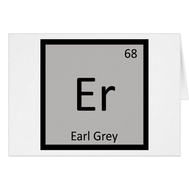 Er - アールグレイティー 化学元素記号 (正面横)