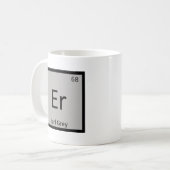 Er - アールグレイティー 化学元素記号 コーヒーマグカップ (正面左)