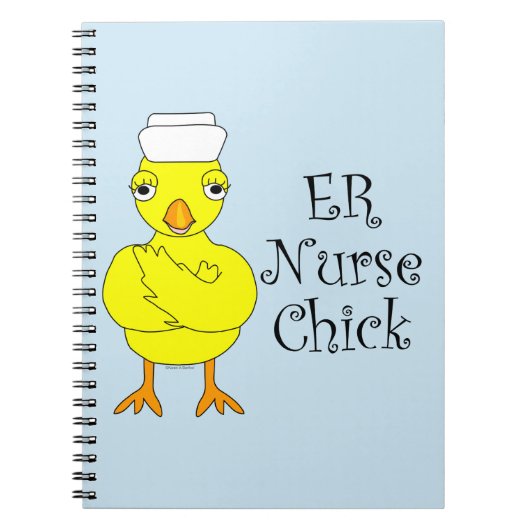 ER ナースのひよこ ノートブック (正面)