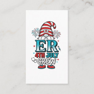 ER 7月4日クルー愛国主義ノームTシャツデザイン_1 名刺