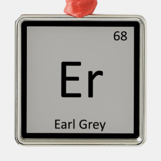 Er - Earl Gray Tea Chemistry周期表記号 メタルオーナメント