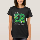 Er Emergency Nurse Stethoscope St. Patrick's Day S Tシャツ (正面)