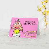 Er Lilla Prinsessaまでのグラティス、ベビーおめでとう カード (黄色い花)