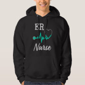 ER Nurse womens  Emergency Room Nursing RN パーカ (正面)