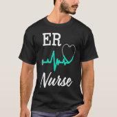 ER Nurse womens  Emergency Room Nursing RN Tシャツ (正面)