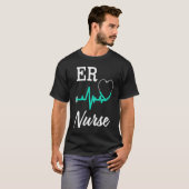 ER Nurse womens  Emergency Room Nursing RN Tシャツ (正面フル)