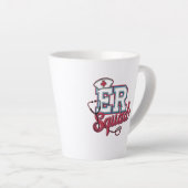 ER Squad, Emergency Room, Nurse Shirt, Doctor Gift カフェラテマグ (右アングル)