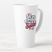 ER Squad, Emergency Room, Nurse Shirt, Doctor Gift カフェラテマグ (右アングル)