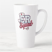 ER Squad, Emergency Room, Nurse Shirt, Doctor Gift カフェラテマグ (右)