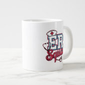 ER Squad, Emergency Room, Nurse Shirt, Doctor Gift ジャンボコーヒーマグカップ (正面右)