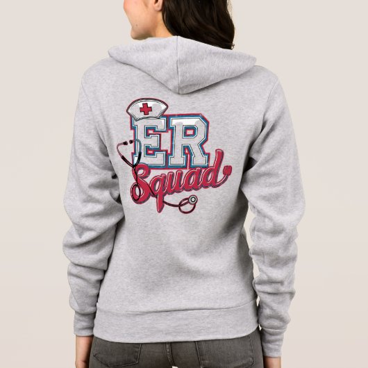 ER Squad Tシャツ - 救急医療チームのウェア (裏面)