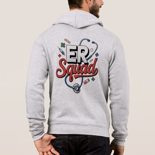 ER Squad T-Shirt – Emergency Room Team Apparel パーカ (裏面)