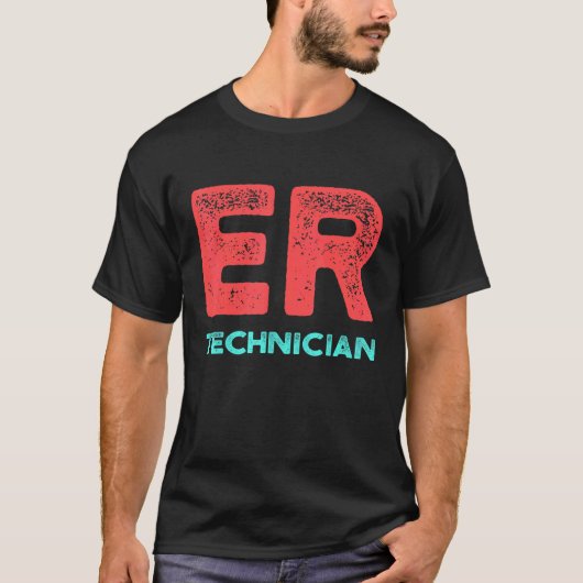 Er Technician Emergency Room Tech 14 Tシャツ (正面)